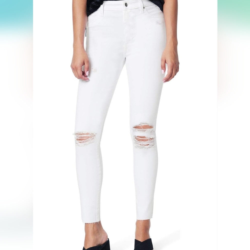 Joe's Women's White Distressed Jeans